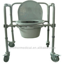 commode wheelchair with toilet